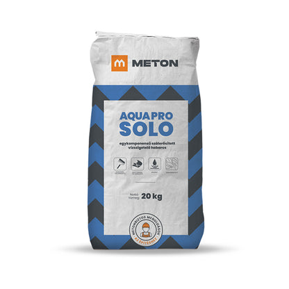 AQUA PRO SOLO egykomponensű szálerősített vízszigetelő habarcs