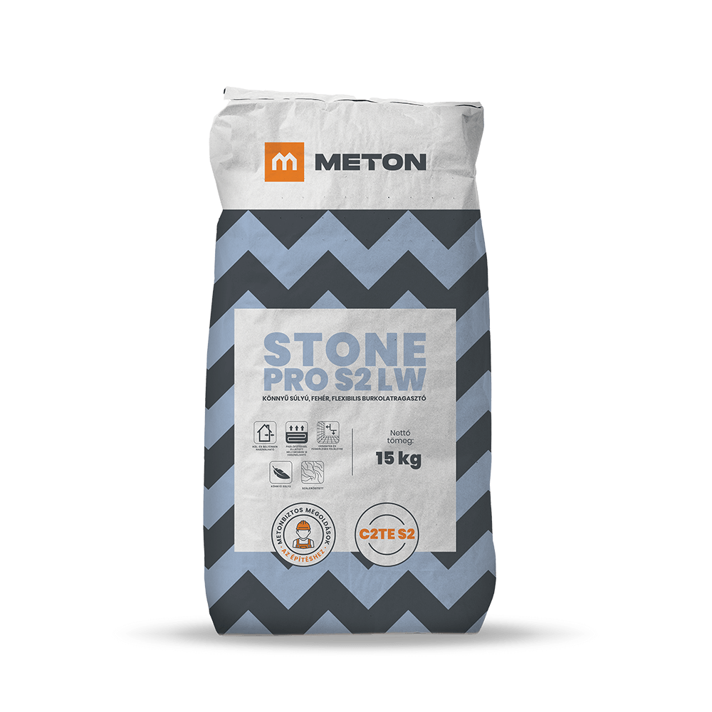 STONE PRO S2 flexibilis burkolatragasztó (C2TE S2)