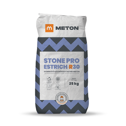 STONE PRO ESTRICH R30 gyorskötő, fagyálló, szálerősített estrich beton
