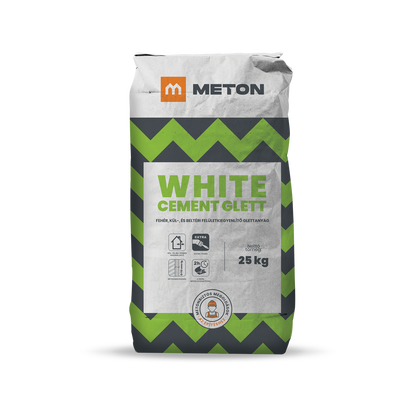 WHITE CEMENT GLETT kül, és beltéri felületkiegyenlítő glettanyag